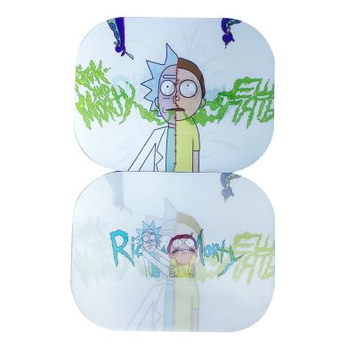 China Storage 3D Picture Cover Trays For Serving Packaging Serving Smoking Rolling Tray Custom Made for sale