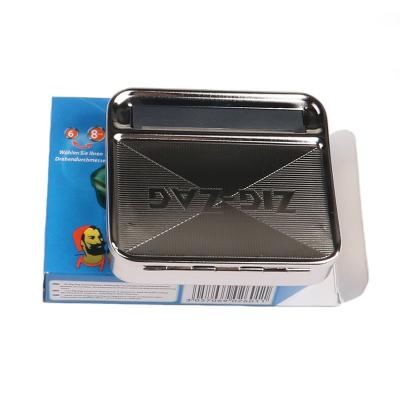 China Modern Automatic Cigarette Holder 70mm Smoking Rolling Up Machine Metal Case Cigarettes for sale