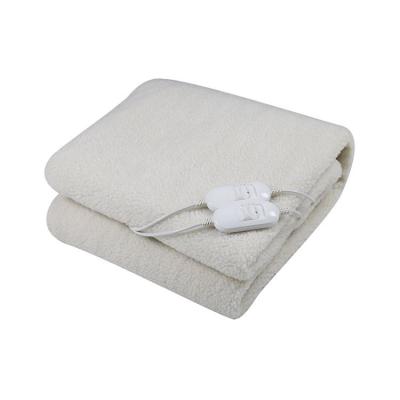 China Soft warm and comfortable electric sheep fabric blanket and portable for sale