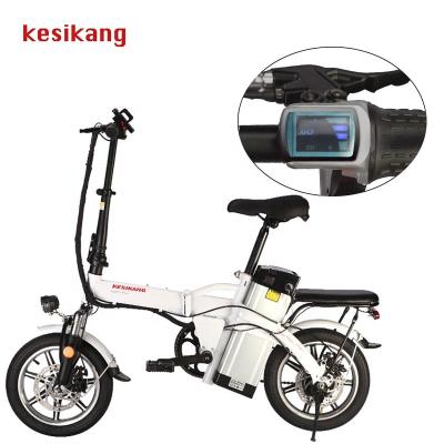 China Luxury Waterproof Motor 350w Foldable Bicycle Lithium Battery Electric Bike Adults for sale