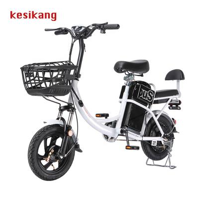 China Luxury Brushless Waterproof Two Seat 350w Motor Men's Electric Bike Bicycle for sale