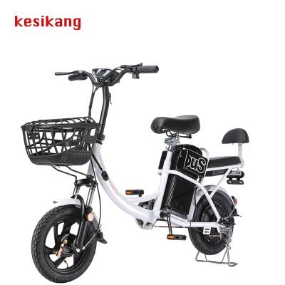 China Luxury Wide Range Storage Battery Or Lithium Battery Carbon Steel Electric Bicycles for sale