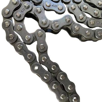 China Motorcycle Transmission Standard Black Motorcycle Sprocket Chain Manufacturers for sale