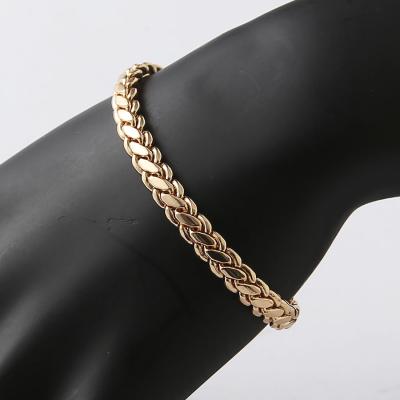 China Articicial Jewelry Gold Clasp Chain Bracelet for sale