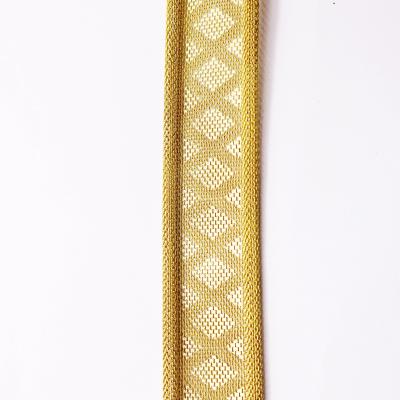 China CLASSIC Embossed Flat Jeans Belt Chains Brass Chains Handmade Mesh Necklace Chains for sale