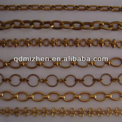 China Welding Performance Is Good New Fashion Brass Curb Chains For Bags Hanging for sale