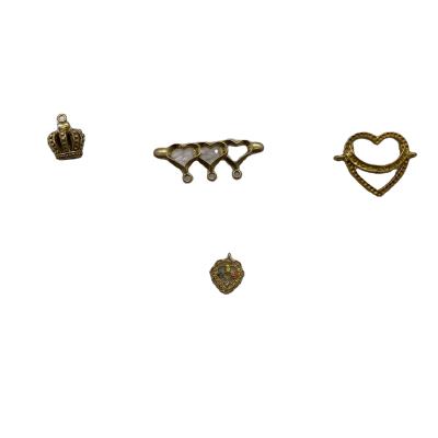 China Welding Performance Is Customized Filigree Stamping Brass Designs Good Results Casting With CZ Stones for sale