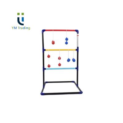 China Real Eco-friendly Throwing Game Ball Ladder Games Yard Golf Ball Throwing Game Top PVC Ladder Golf for sale