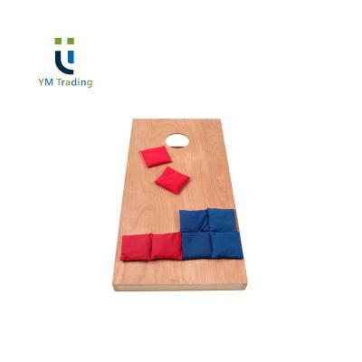 China YUMING Eco-friendly Powerful Wooden Cornhole Game Set Durable Bag Carrying 8 PCS 15cm Cornhole Main Bags for sale