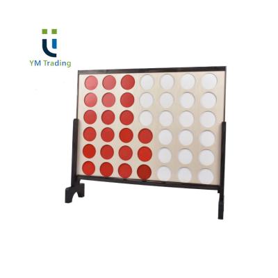 China YUMING Eco-friendly Hot Selling Connect Board Plywood Game Plastic Solid Four Of 4 Match Coins In A Row for sale