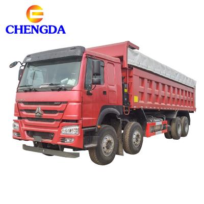 China New Howo 8x4 12 wheeler 25 cubic meter dump truck > 8L for sale