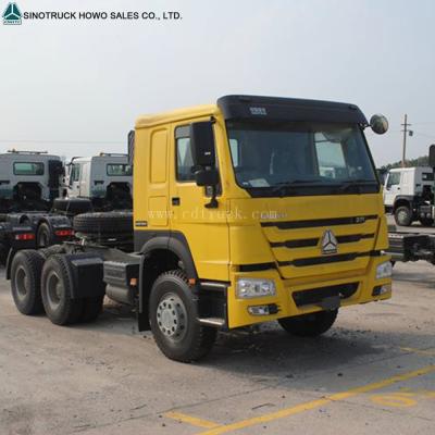 China Sinotruk 6x4 10 Wheeler Diesel 371HP 420HP HOWO Tractor Truck Head 6800x2496x2958mm for sale