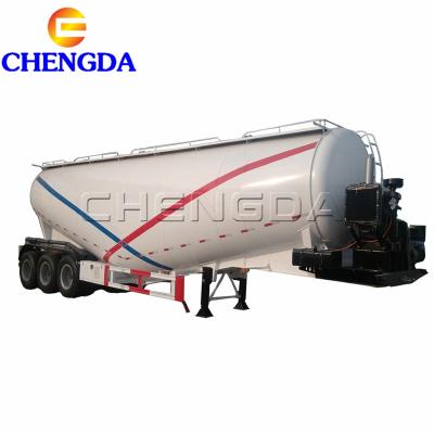 China 3 axle truck trailer Chinese Chengda powder semi trailer new bulk cement trailer for sale