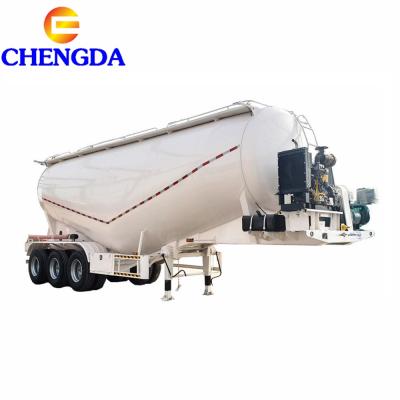 China Truck Trailer Manufacturer 80ton 3 Axles Bulk Cement Transport Truck Cement Trailer for sale