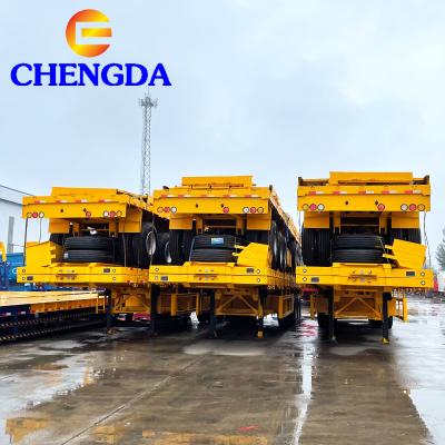 China Chengda 3 Axle Side Wall Trailer Food Truck Trailer Concession Trailer For Sale for sale