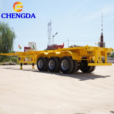 China Chengda 20Ft Skeleton Container Semi Trailer Truck Skeleton Semi Trailer For Sale for sale