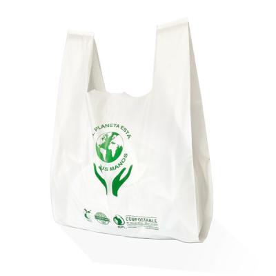 China Degradable Compostable Plastic Bags For Packing 70micron for sale