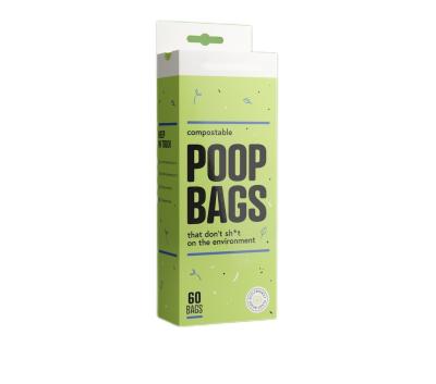 China custom printed biodegradable plastic dog poop bags for sale for sale