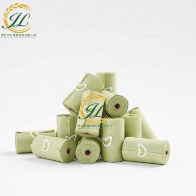 China Customized Compostable Dog Poop Bag Biodegradable Pet Waste Bags D6400 En13432 for sale