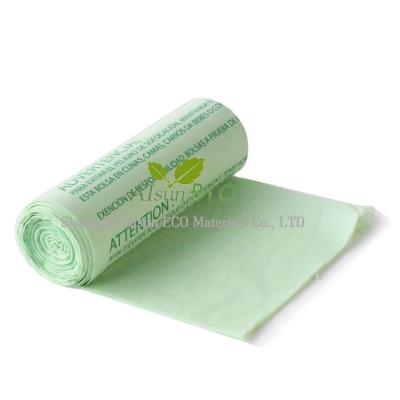 China Home Plastic Compostable Bin Liners Bags 30L En13432 Certified for sale