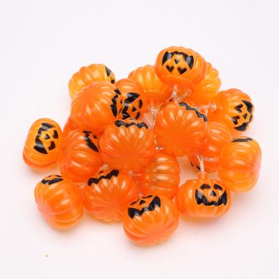 China Battery Operated Pumpkin String Lights With Pumpkin Ornament For Halloween Decoration for sale