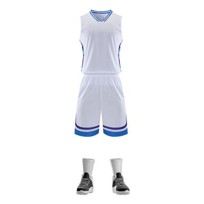 China Custom Design Basketball Tank Top Basketball Uniform Antibacterial Breathable Material Training Tank Top for sale