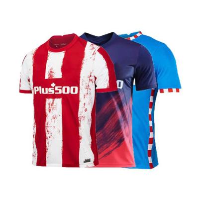 China Shirts & Tops Custom Football Jersey Custom Logo Colors Football Uniforms Soccer Jersey Uniform Set for sale