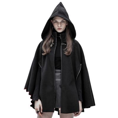 China PUNKRAVE OPY-347 Anti-Shrink Ladies Winter Coats Korea Women Pattern Coat Wizard Hat Coat Wool Jacket for sale