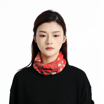 China Custom 100% Polyester Logo Printed Cheap Biker Bandanas Cotton Headwear Bandanas for sale