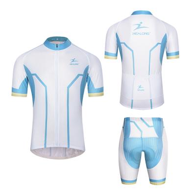 China OEM breathable pro sleeve sublimation shorts custom bicycle wear mens mtb bike jersey road bike cycling cycling uniform for sale