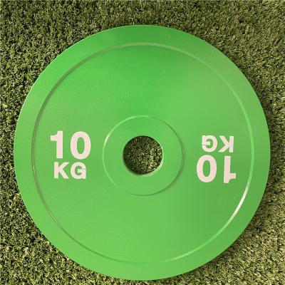 China Universal Custom Make Fitness Steel Barbell Gym Weight Bumper Plate for sale