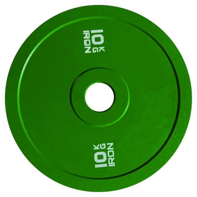 China Universal Custom Steel Weightlifting Bumper Plates Standard KG Pound Dumbbell Discs Weigh Plate Discos Y Mancuernas Disco De Para Pesa Gym for sale