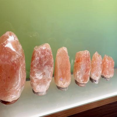 China China Pretty New Modern Design Irregular Shaped Salt Lamp Himalayan Crystal for sale