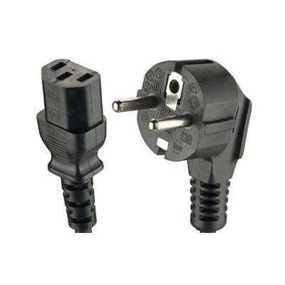 China Home Appliance Euro European Germany VDE CE 3 Pin AC Power Cable Male Plug to IEC C13 EU Female Extension Cord for Computer Laptop for sale