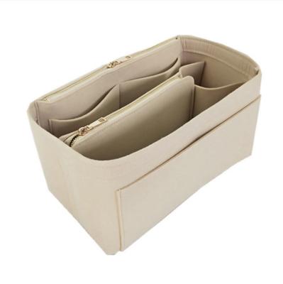 China Fashion New Arrival Purse Organizer Insert Handbag And Tote Organizer Bag In Bag Felt Bag With Zipper 3 Sizes for sale