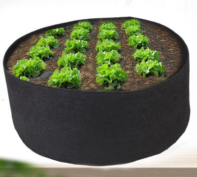 China Indoor Outdoor Height Plus Around Planting Container Grow Bags Breathable Felt Fabric Planter Pot For Plants Nursery Pot Fabric Expanded Garden Bed for sale