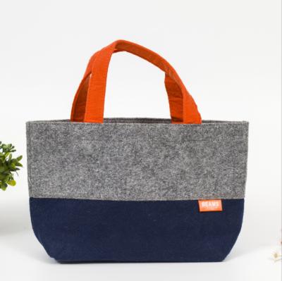 China Fashion Eco-friendly Portable Plaid New Arrival Canvas Lunch Splicing Bag With Zipper Wash Label Reusable Cotton Tote Bag for sale