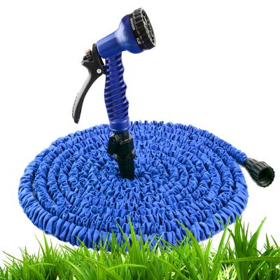 China Portable Expandable Flexible Latex Water Pipe Adjustable Spray Tube Irrigation Natural Garden Hose for sale