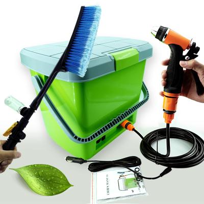 China Portable High Pressure Gasket Power Pump Wash Station Kit Car Washing Car Washer Self-Priming Tools for sale