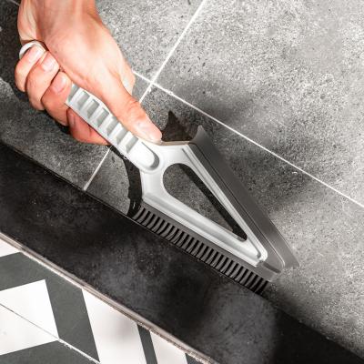 China Viable Home Kitchen Crevice Brush Door Window Corner Cloth Cleaning Brushes A3766 for sale