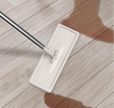 China Sustainable A2218 White Card A2218 Floor Scrape Swob Wash Bathroom Cleaner Tool Household Flat Mop for sale