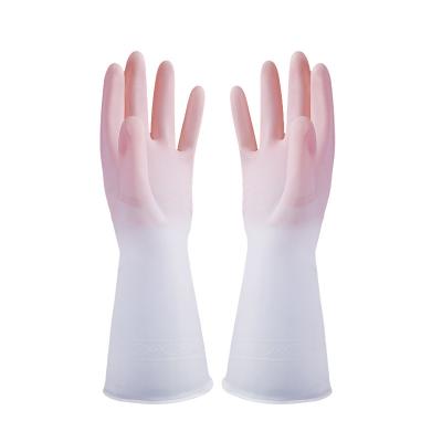 China Cleaning Women's Laundry Bb091 Artifact Gloves Household Dishwashing Thin Waterproof Rubber Latex Gloves for sale