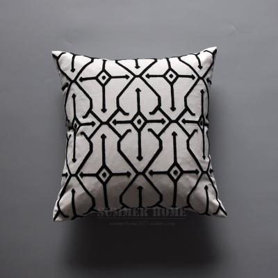 China Folded Nordic Home Sofa Decoration Embroidered Cushion Central Institute of Statistics Pillow Homestay ZYZ80 for Sofa Cushion Cover for sale