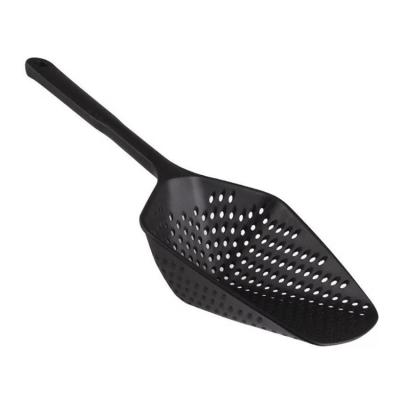 China AA586 1PC Viable Environmental Nylon Plastic Shovel Strainer Spoon Kitchen Scoop Drainage Outdoor Waterproof Fishing Instrument for sale