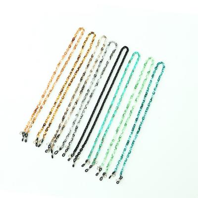 China Trendy AA228 2020 Fashion Chic Reading Glasses Chain For Women Sunglasses Metal Strap Casual Pearl Eyeglass Beaded Chain for sale