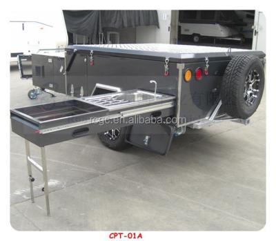 China LH-CPT-04F Travel Trailer Folding Camper Trailer for sale