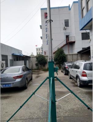 China mastro de fotografia aérea  6-15m telescopic antenna towers and lightweight antenna mast with tripod stand for sale