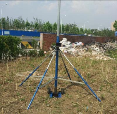 China portable endzone camera system 9m high football replay system with 10inch LCD screen 4 legs tripod aluminum body for sale