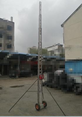 China aerial photography mast 1.2--2m adjustable legs 6063 alu alloy tube aluminium tripod 3 and 4 legs for sale