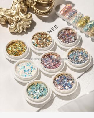 China Easy Apply nail art stickers sequins glitter powder rhinestones crystal accessories supplies salon nail art decoration for sale